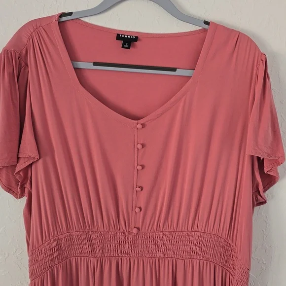 NWOT Pink TORRID dress Size 3x - Picture 2 of 4
